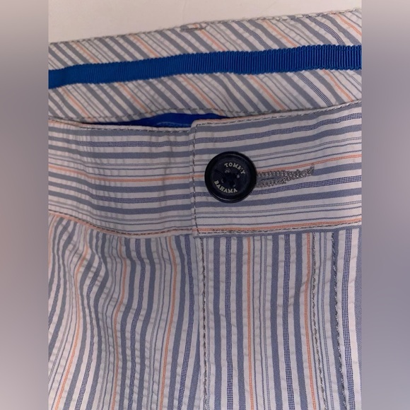 Tommy Bahama Shorts Men's Striped Nylon Size 38 Stretch Hawaiian Outdoor Active - Picture 8 of 9